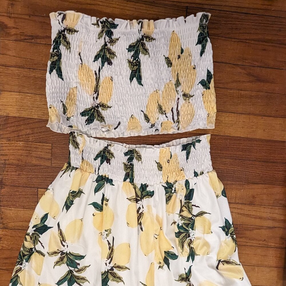 Lemon two piece outfit